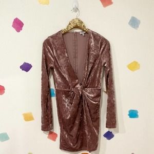 M Tobi Velvet Mini Dress NWT